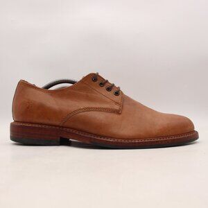Frye Oxfords Brown Leather Lace Up Men's Size 12 D Plain Toe Dress Shoes